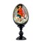 Flute Boy Hand Painted Collectible Wooden Easter Egg 6.25 Inches
